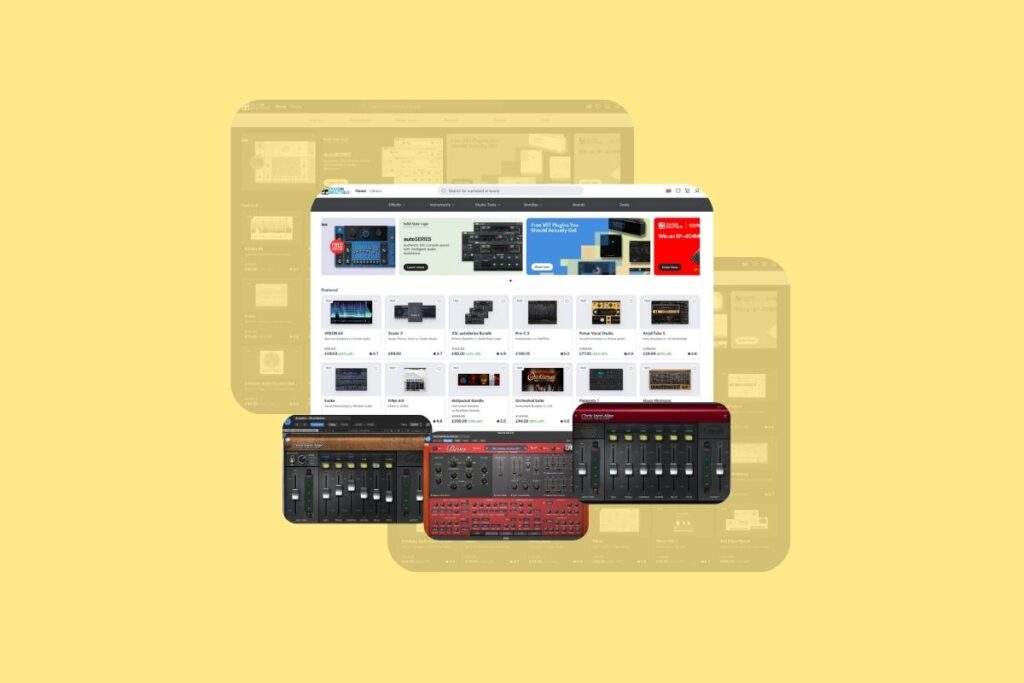 Is Plugin Boutique legit? Graphic featuring the pluginboutique.com homepage